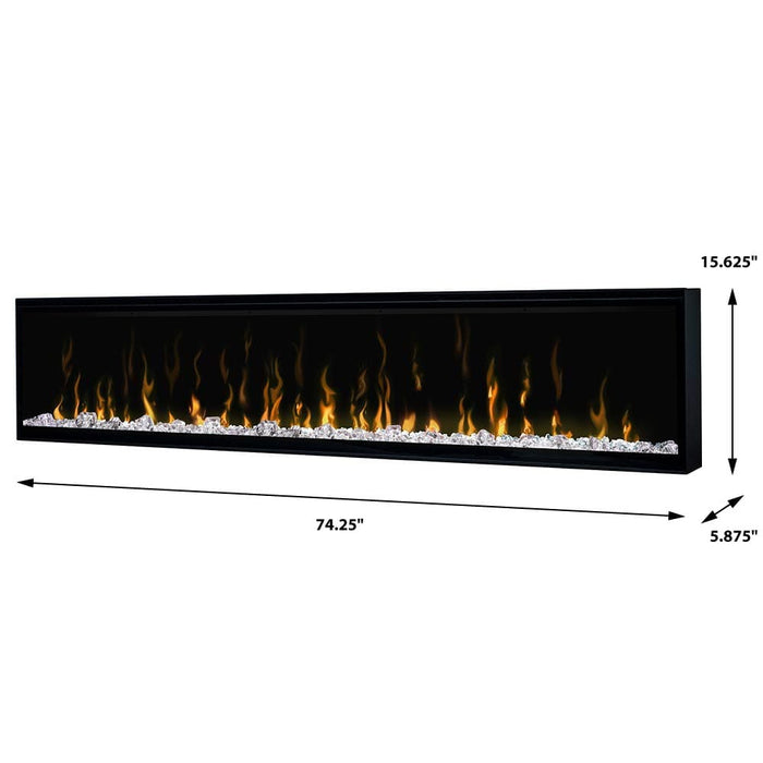 Dimplex IgniteXL 74-In Electric Fireplace