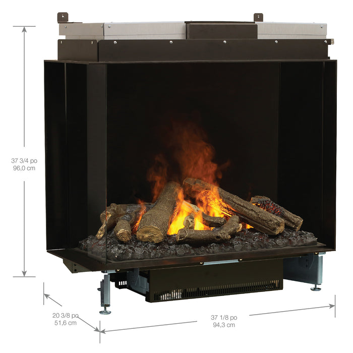 Dimplex Optimyst® e-MatriX 37" Built-in Water Vapor Fireplace