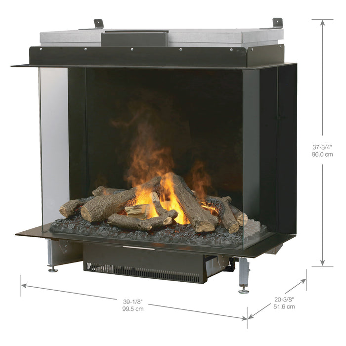 Dimplex Optimyst® e-MatriX 39" Built-in Water Vapor Fireplace -Bay