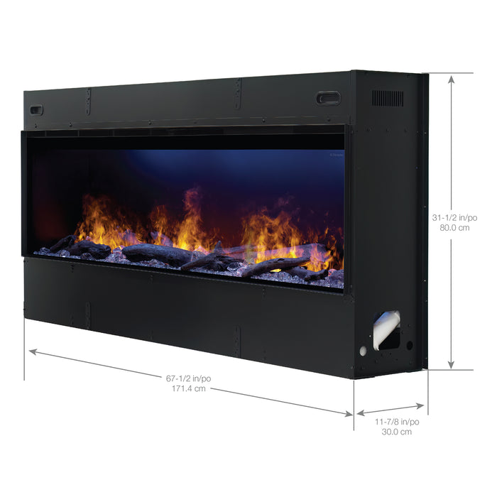 Dimplex Optimyst® Linear 66" Water Vapor Fireplace