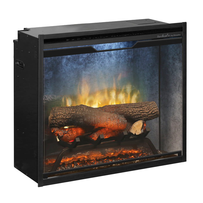 Dimplex Revillusion® 24" Built-in Electric Firebox - Weathered Concrete