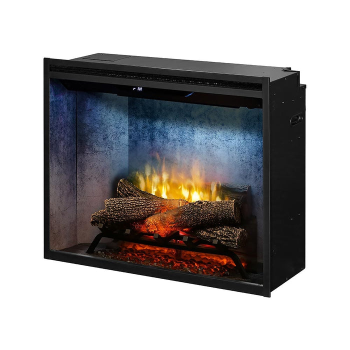 Dimplex 30 Inch Revillusion Built-In Electric Fireplace w/ Weathered Concrete