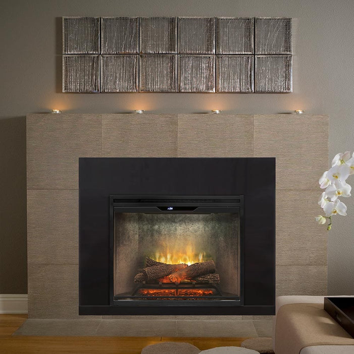 Dimplex 30 Inch Revillusion Built-In Electric Fireplace w/ Weathered Concrete