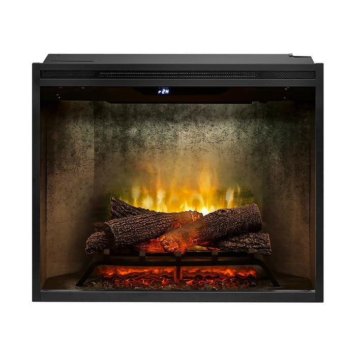 Dimplex 30 Inch Revillusion Built-In Electric Fireplace w/ Weathered Concrete