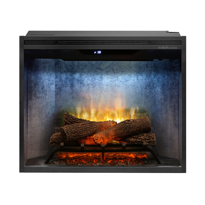 Dimplex Revillusion 30in Built-In Firebox with Front Glass and Plug-Kit