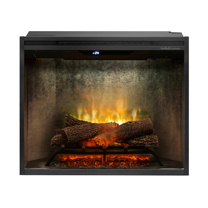 Dimplex Revillusion 30in Built-In Firebox with Front Glass and Plug-Kit