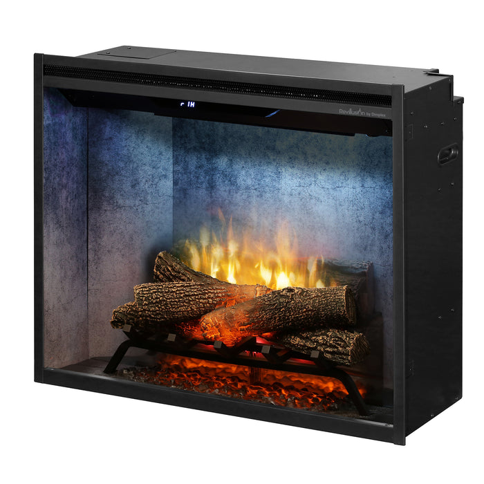 Dimplex Revillusion 30in Built-In Firebox with Front Glass and Plug-Kit