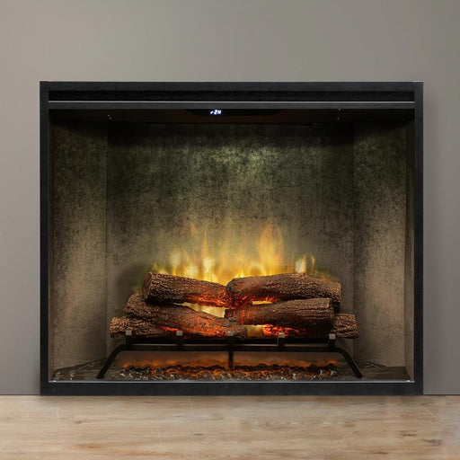 Dimplex 36 Inch Portrait Revillusion Built-In Electric Fireplace w/ Weathered Concrete