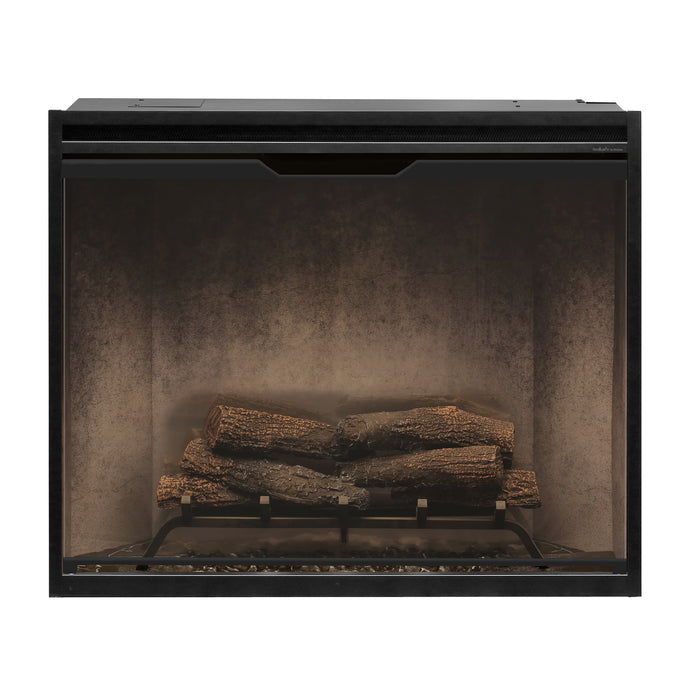 Dimplex Revillusion® 36" Portrait Built-in Electric Firebox- Weathered Concrete, with Glass Pane and      Plug Kit included