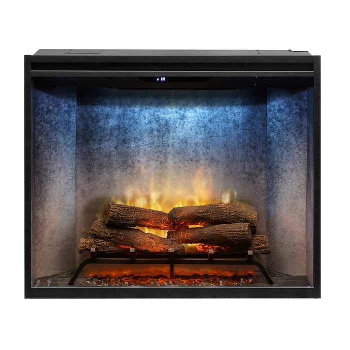 Dimplex Revillusion® 36" Portrait Built-in Electric Firebox- Weathered Concrete, with Glass Pane and      Plug Kit included