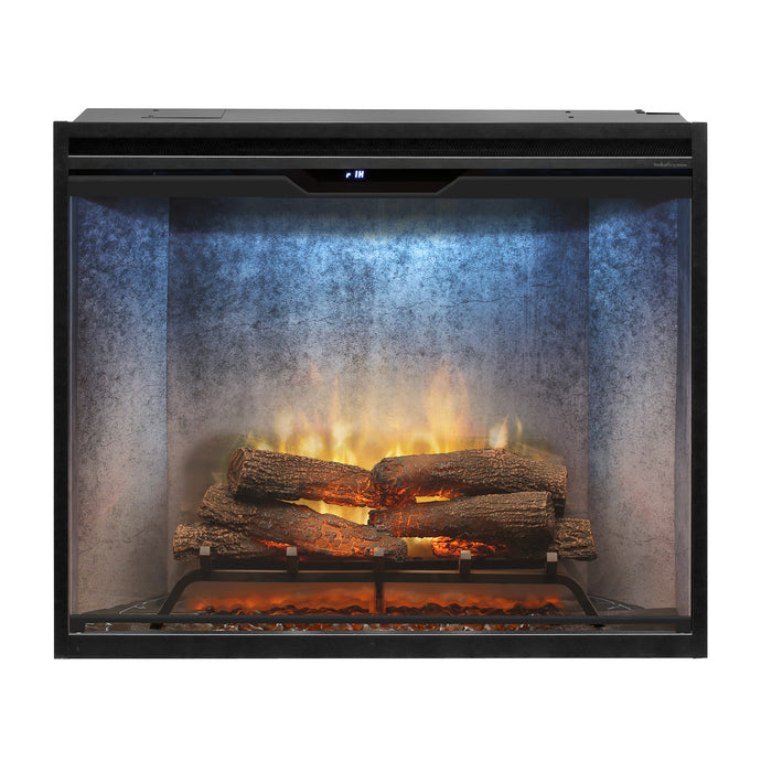 Dimplex Revillusion® 36" Portrait Built-in Electric Firebox- Weathered Concrete, with Glass Pane and      Plug Kit included