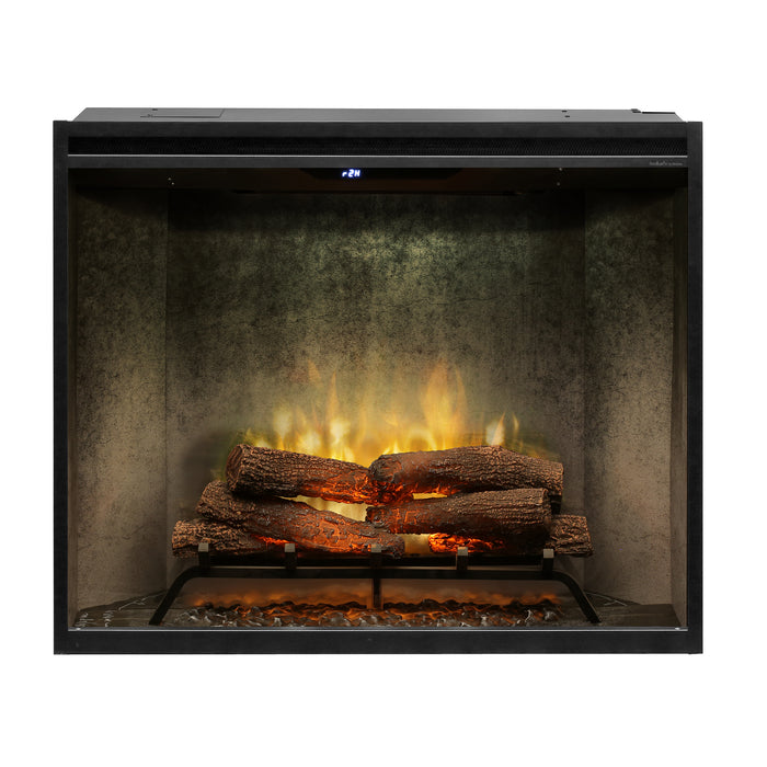 Dimplex Revillusion® 36" Portrait Built-in Electric Firebox- Weathered Concrete, with Glass Pane and      Plug Kit included