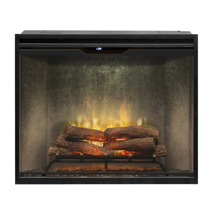 Dimplex Revillusion® 36" Portrait Built-in Electric Firebox- Weathered Concrete, with Glass Pane and      Plug Kit included