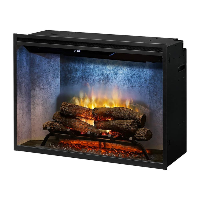 Dimplex 36 Inch Revillusion Built-In Electric Fireplace w/ Weathered Concrete