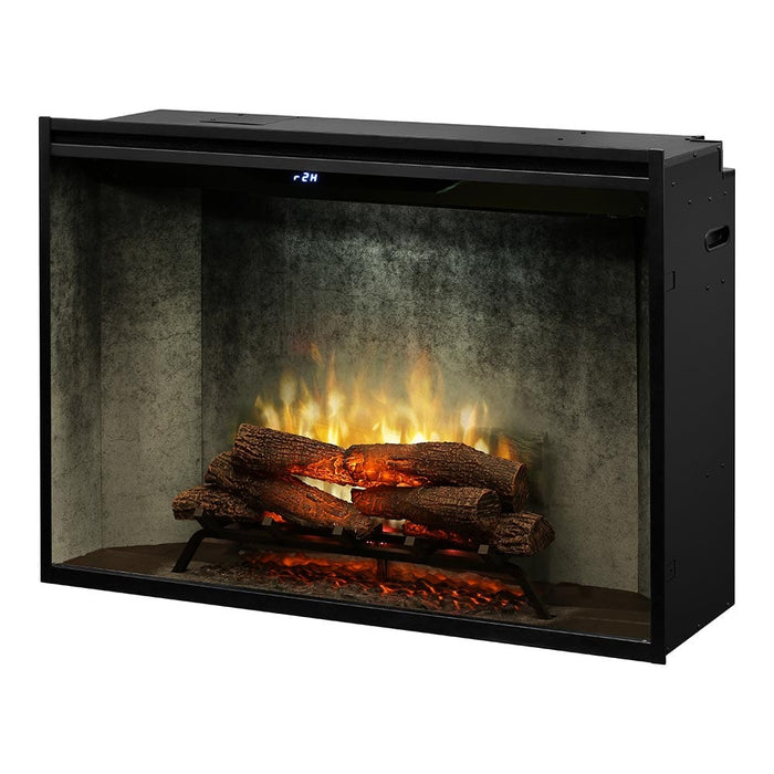 Dimplex 42 Inch Revillusion Built-In Electric Fireplace w/ Weathered Concrete