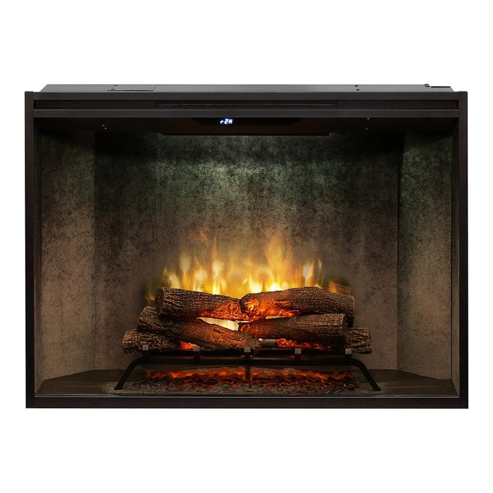 Dimplex 42 Inch Revillusion Built-In Electric Fireplace w/ Weathered Concrete