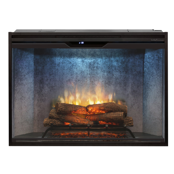 Dimplex Revillusion® 42" Built-in Electric Firebox -Weathered Concrete, with Glass Pane and    Plug Kit included