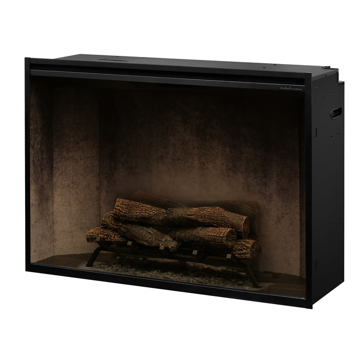 Dimplex Revillusion® 42" Built-in Electric Firebox -Weathered Concrete, with Glass Pane and    Plug Kit included