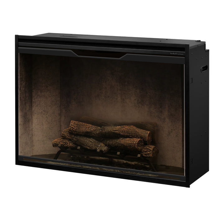 Dimplex Revillusion® 42" Built-in Electric Firebox -Weathered Concrete, with Glass Pane and    Plug Kit included